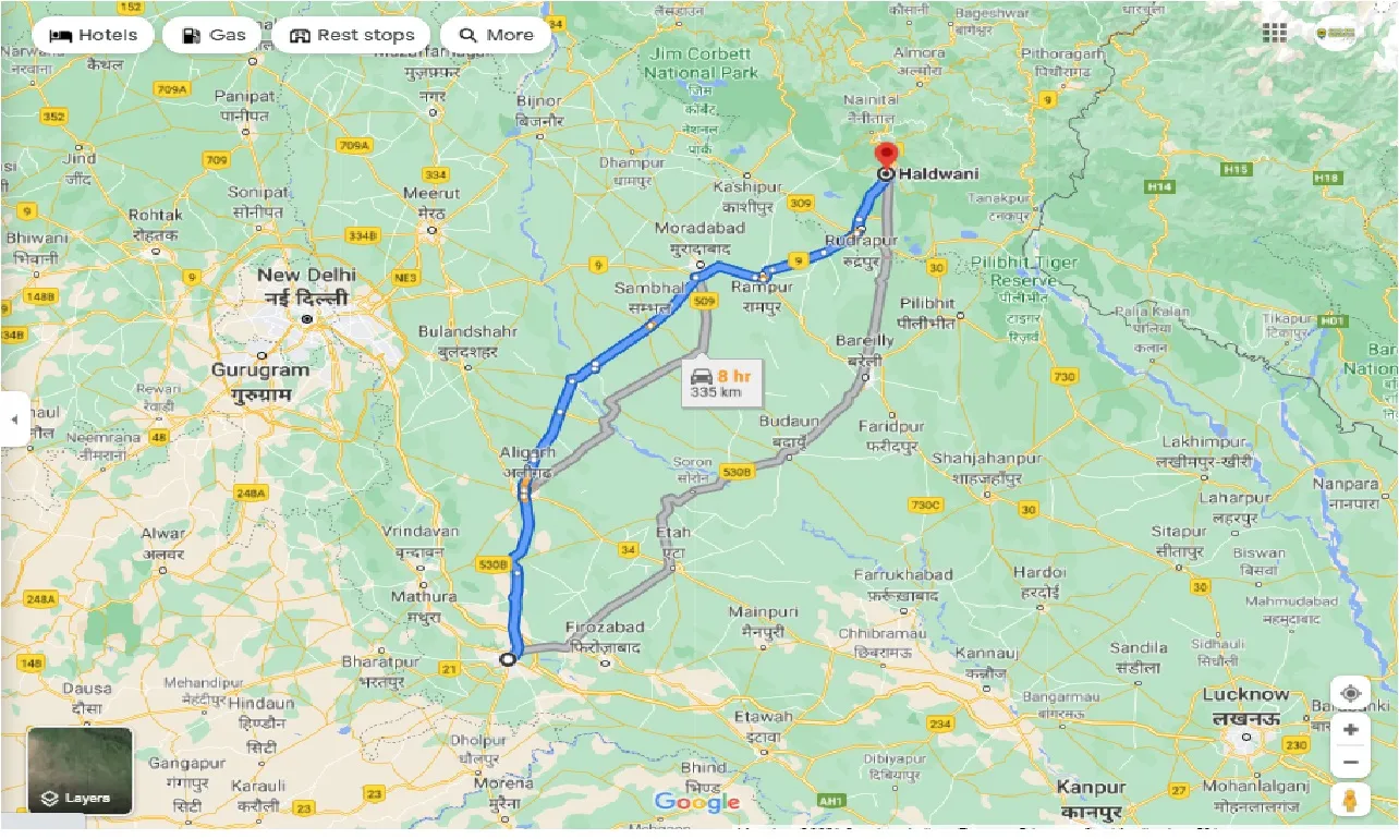 agra-to-haldwani-round-trip