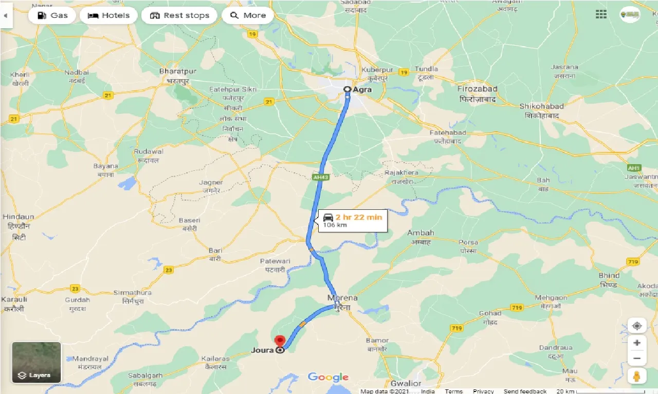 agra-to-joura-taxi