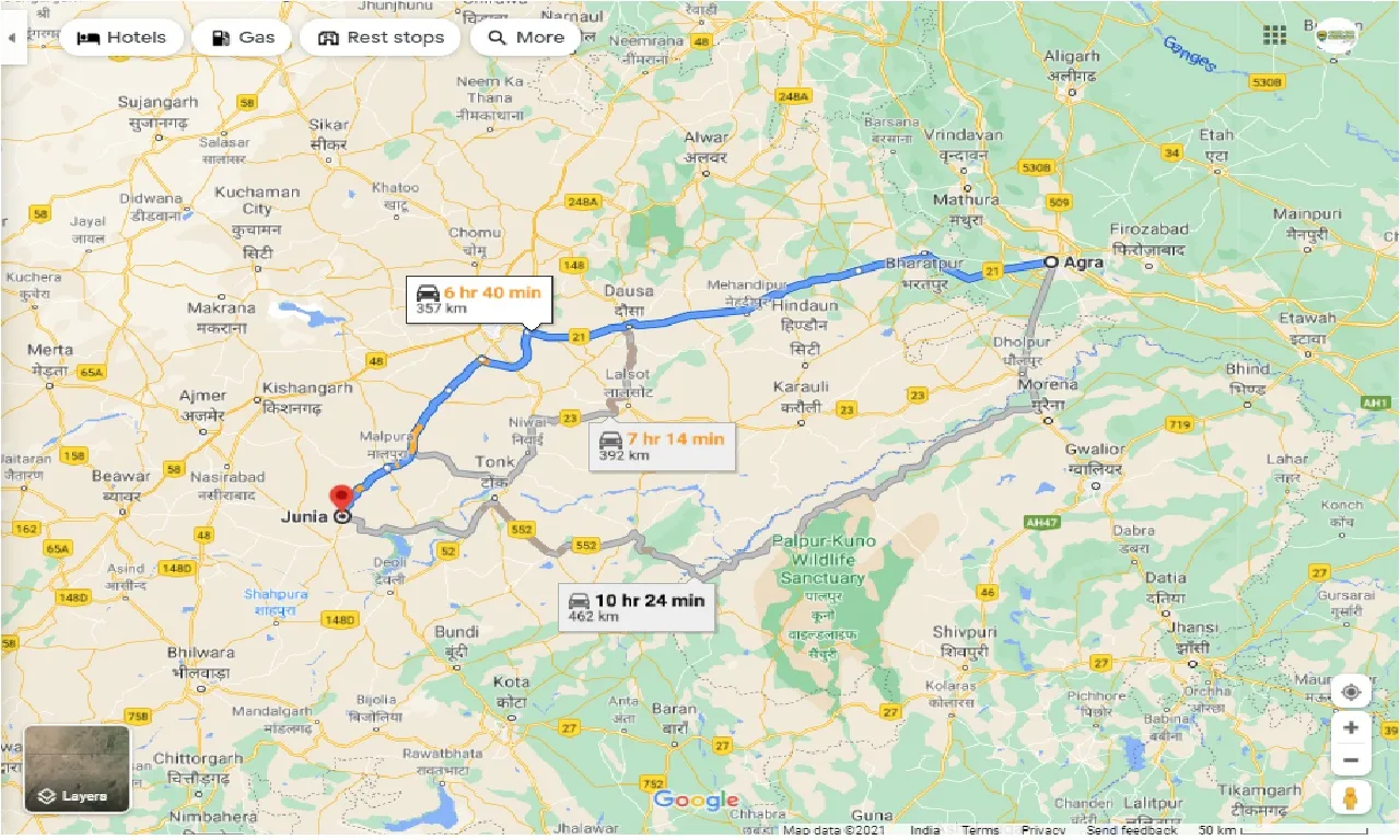 agra-to-junia-one-way