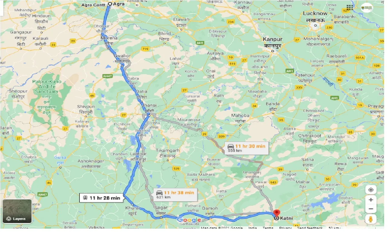 agra-to-katni-taxi