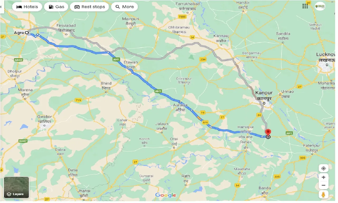 agra-to-kora-jahanabad-taxi