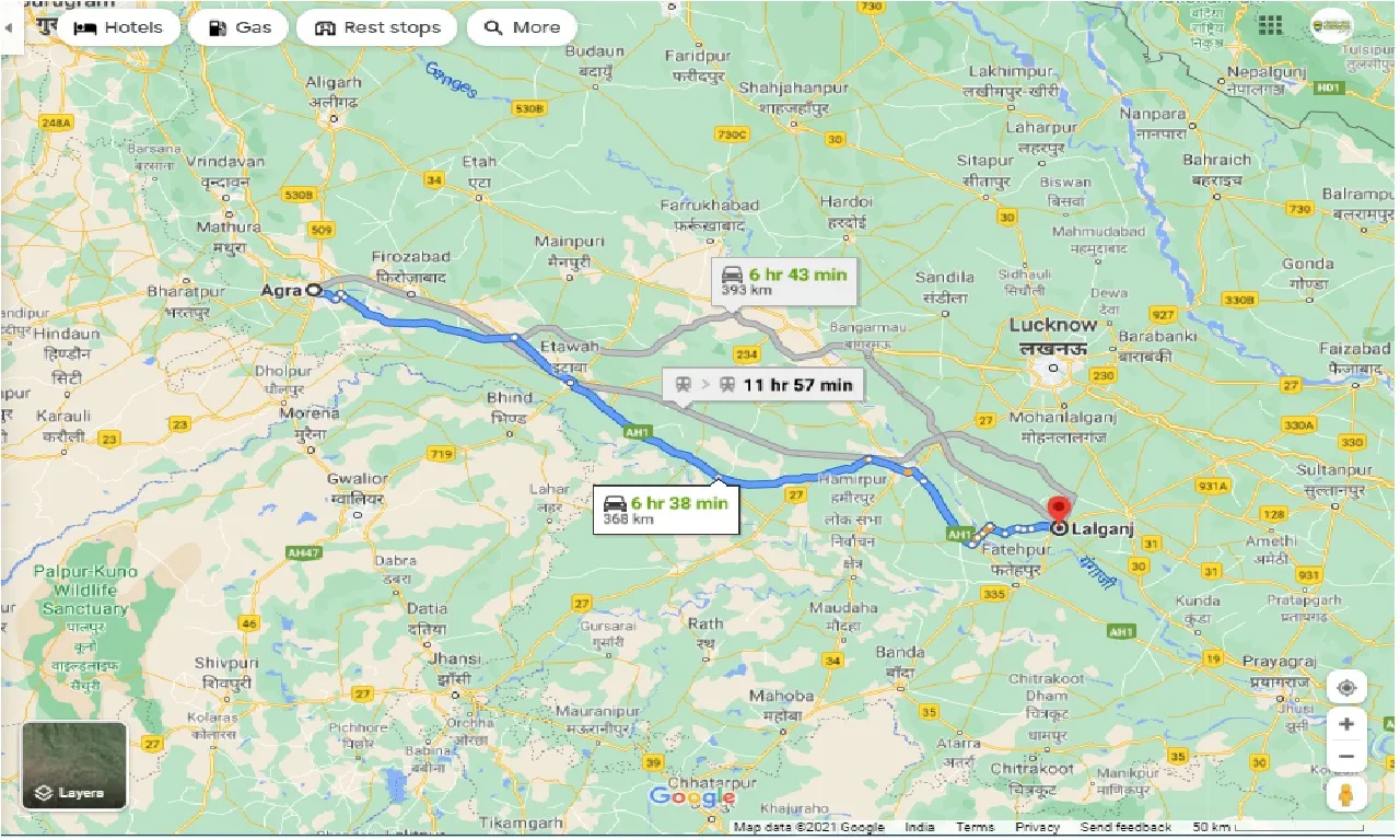 agra-to-lalganj-one-way