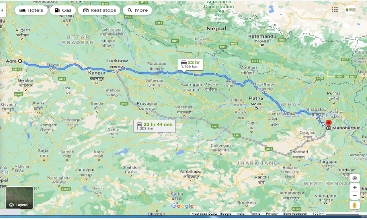 agra-to-manoharpur-taxi