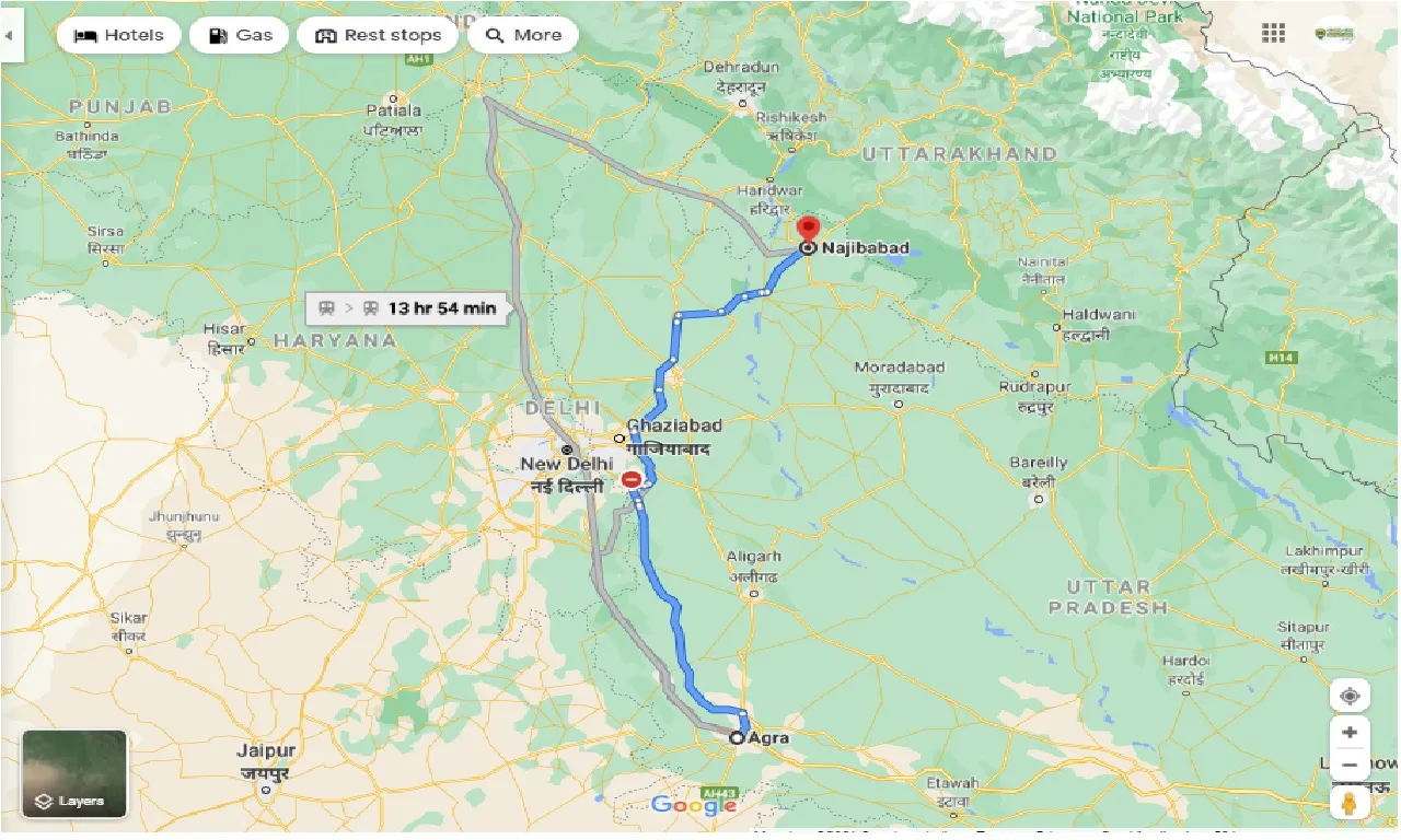 agra-to-najibabad-one-way