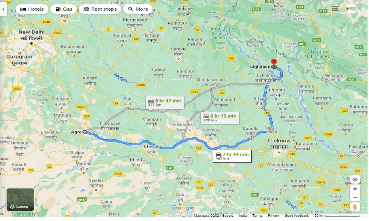 agra-to-nighasan-one-way