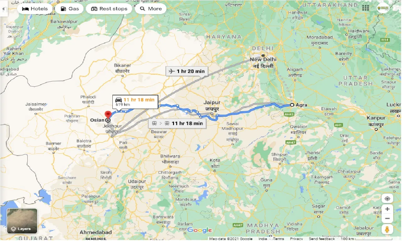 agra-to-osian-taxi