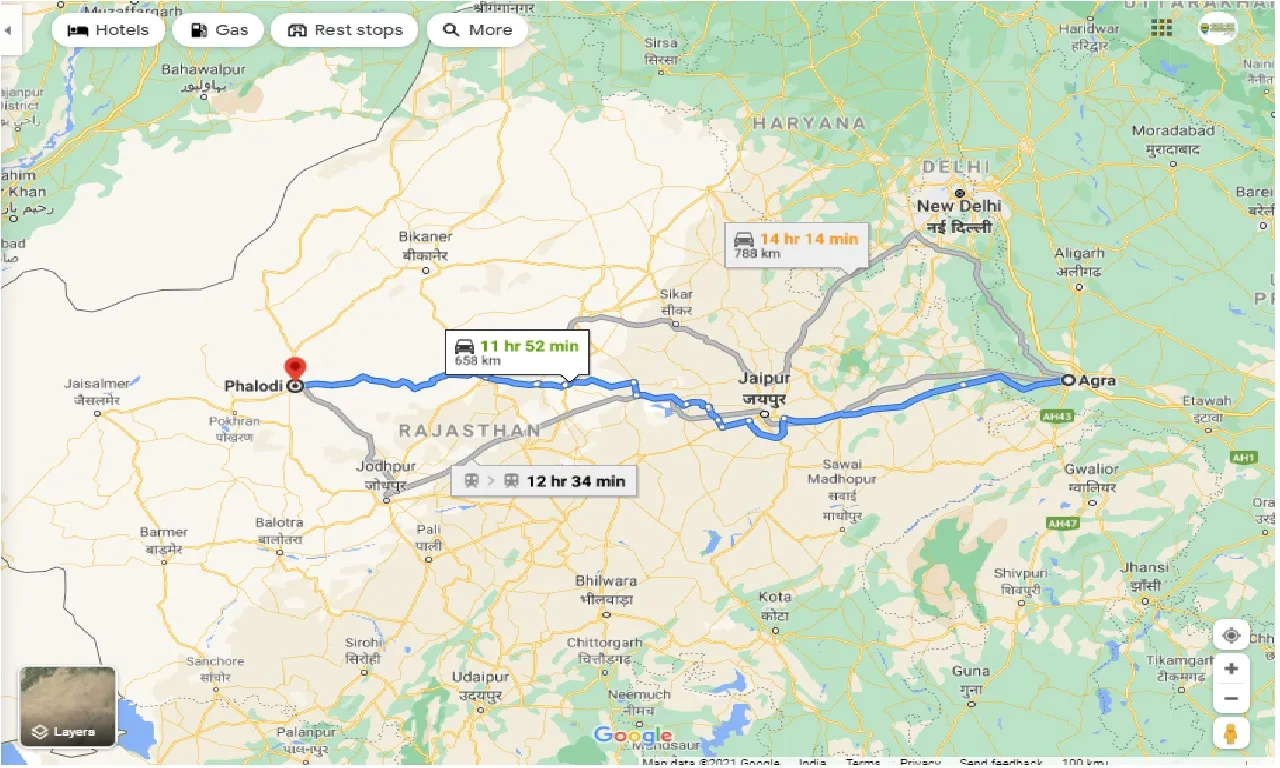 agra-to-phalodi-one-way