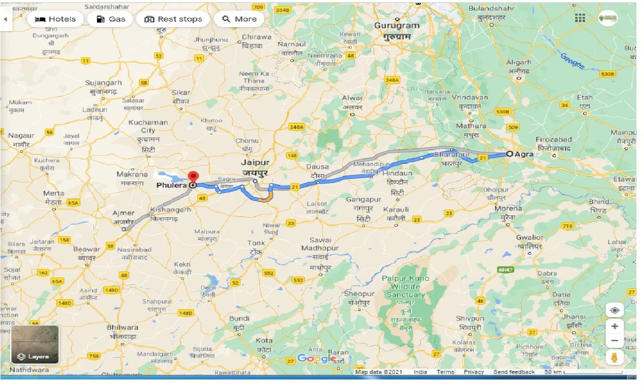 agra-to-phulera-taxi
