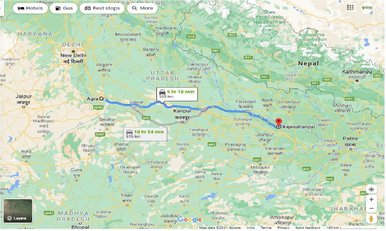 agra-to-rajesultanpur-one-way