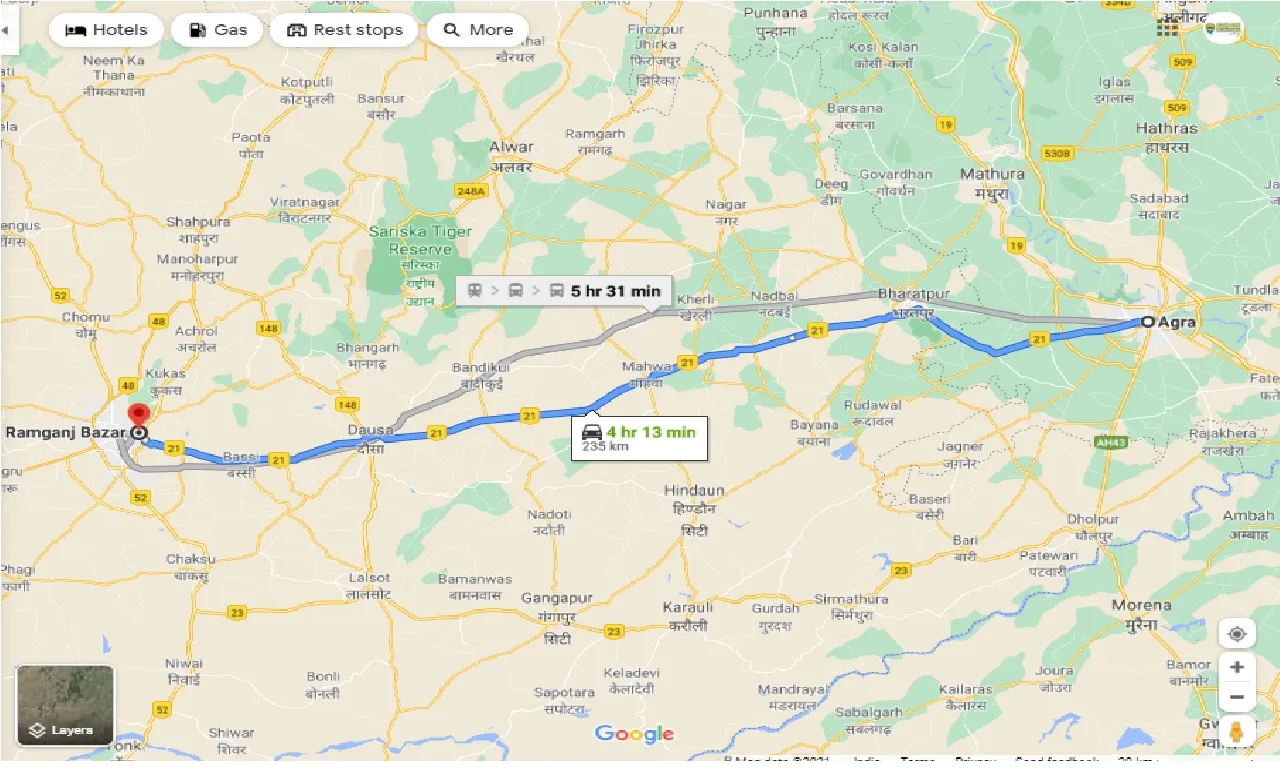 agra-to-ramganj-taxi