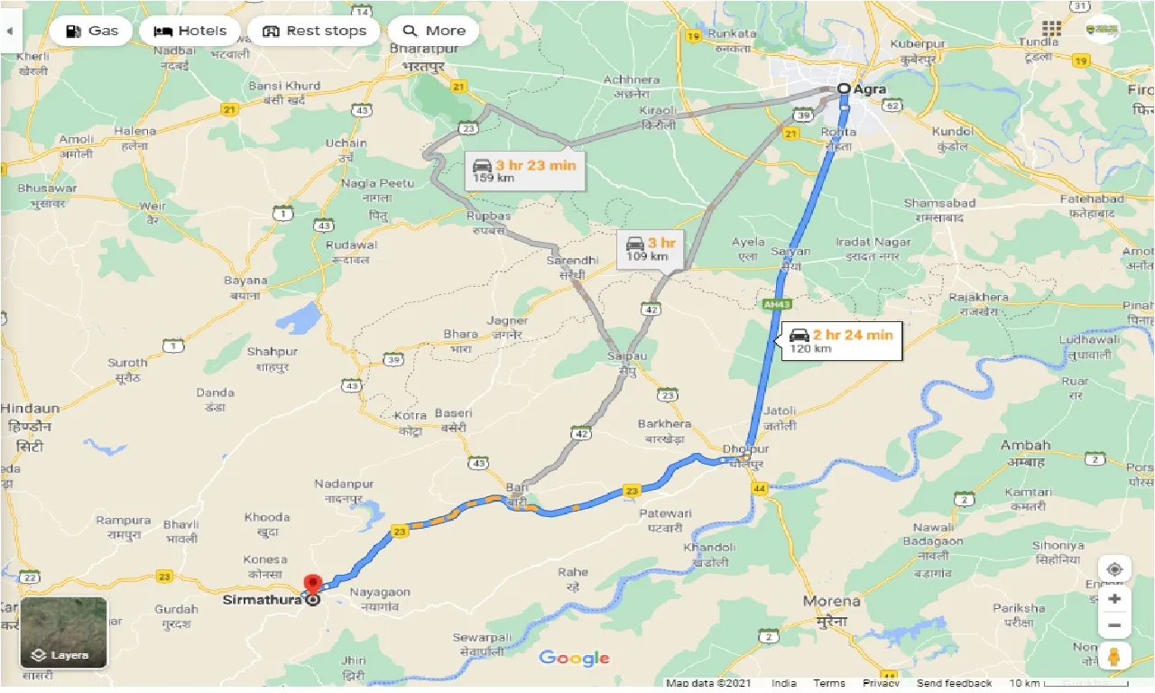 agra-to-sirmathura-one-way