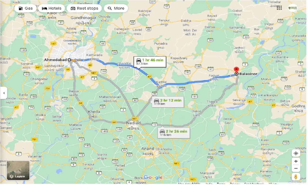 ahmedabad-to-balasinor-one-way