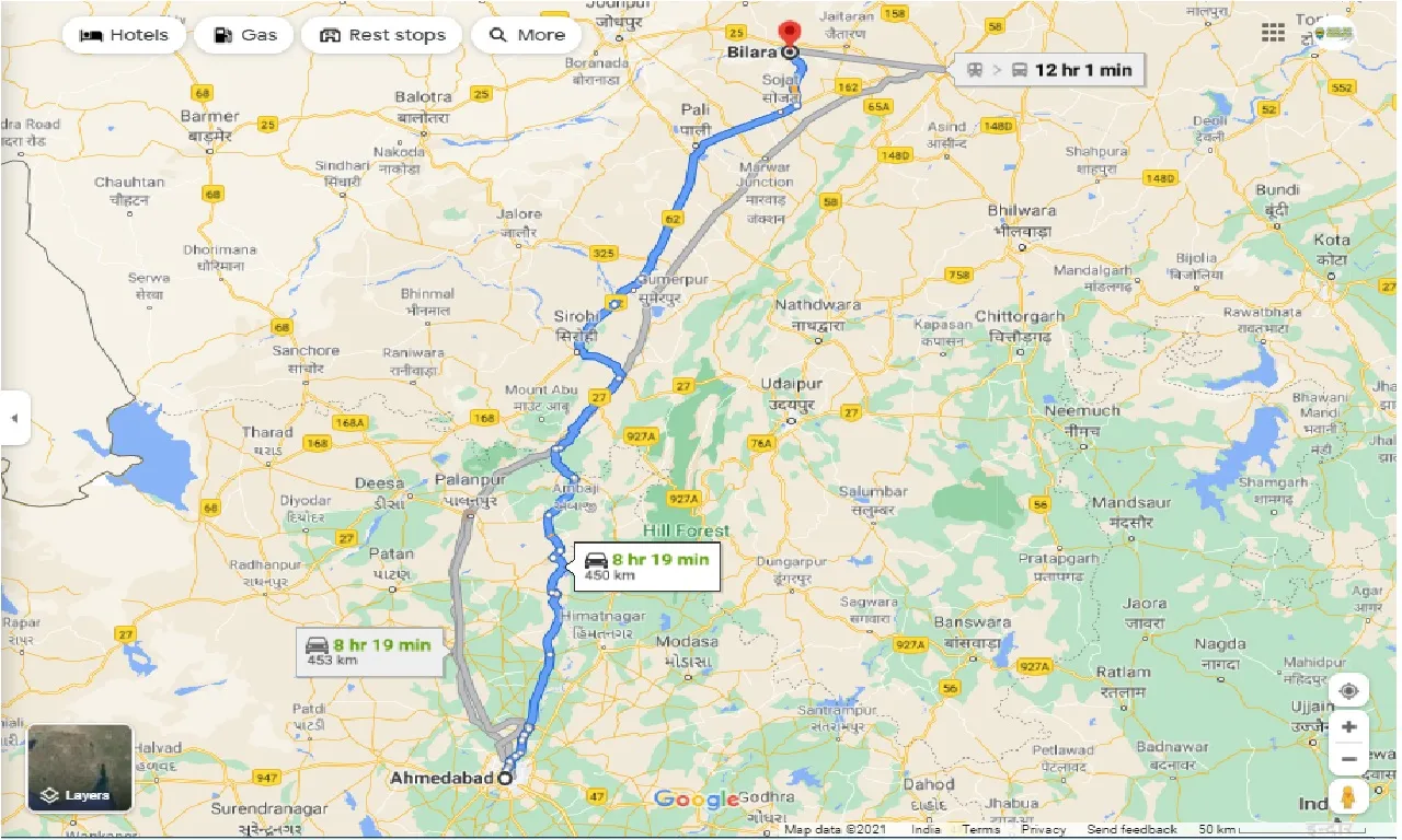 ahmedabad-to-bilara-round-trip