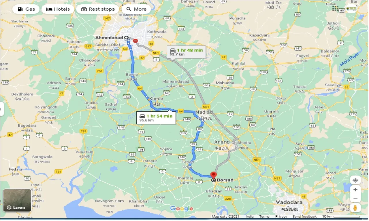ahmedabad-to-borsad-one-way