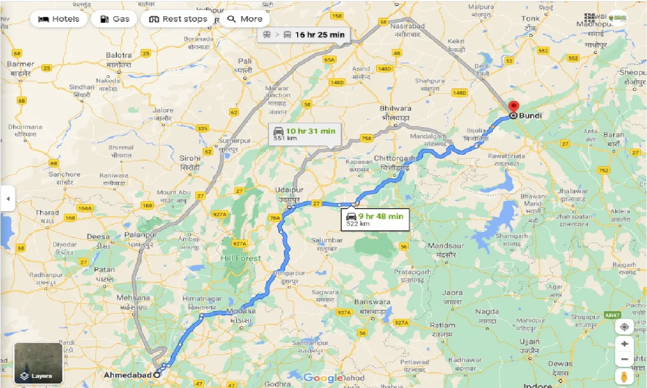 ahmedabad-to-bundi-one-way