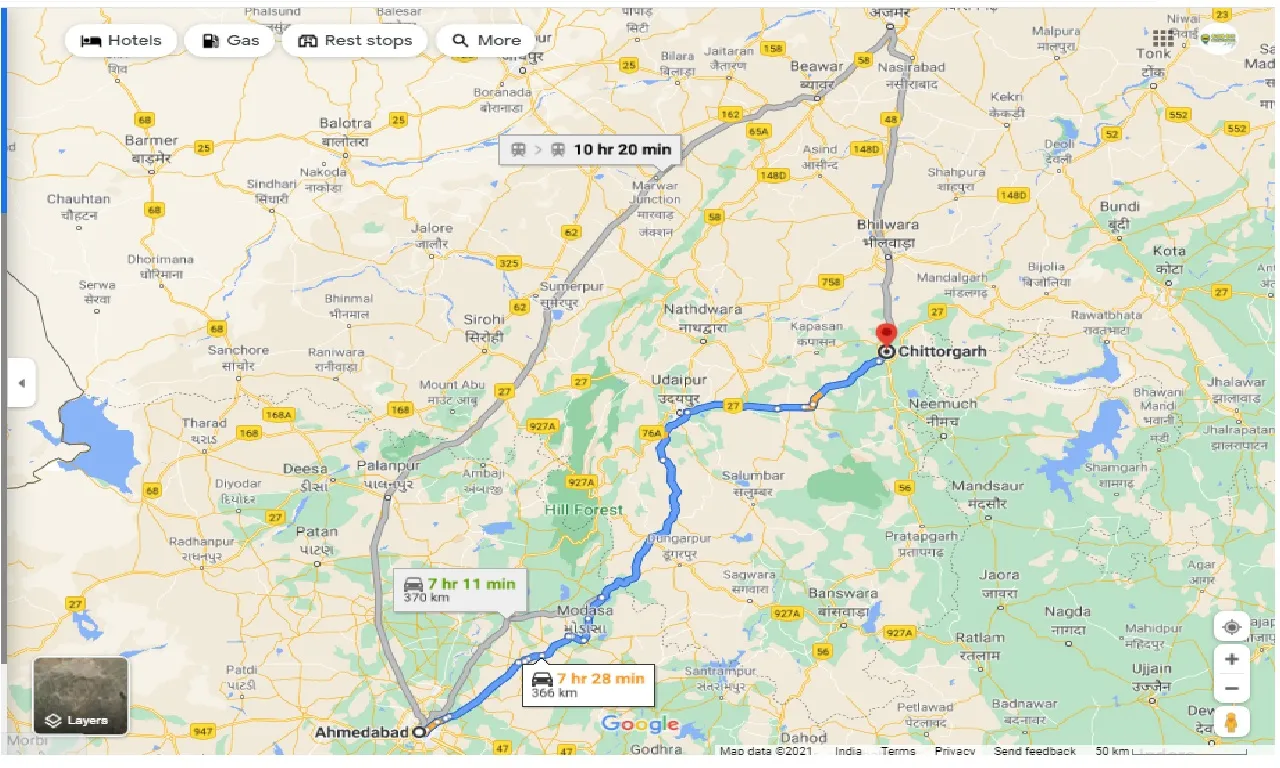 ahmedabad-to-chittorgarh-one-way