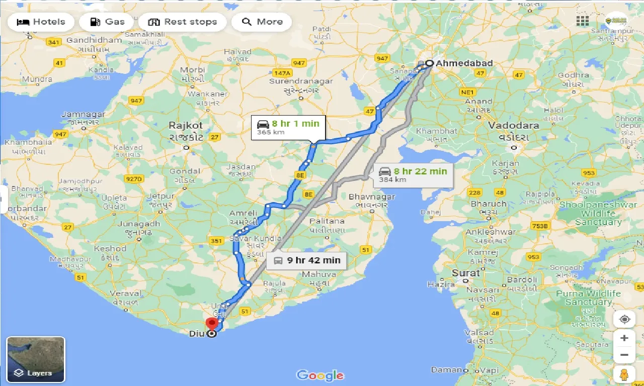 ahmedabad-to-diu-swift-dzire