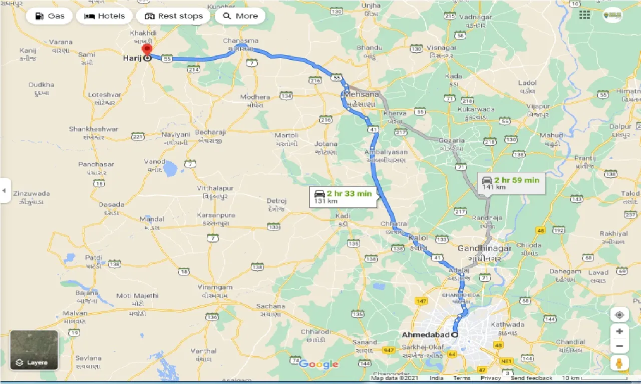 ahmedabad-to-harij-round-trip