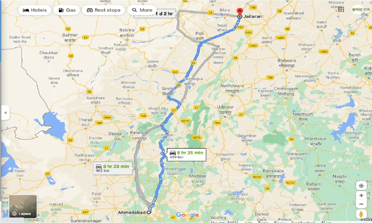 ahmedabad-to-jaitaran-one-way