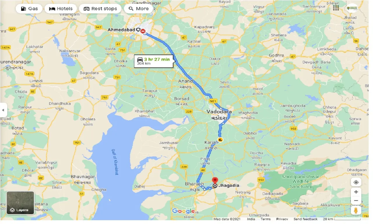 ahmedabad-to-jhagadia-round-trip