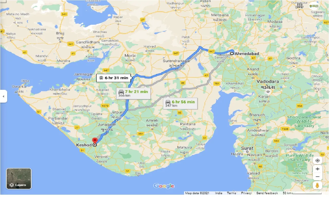 ahmedabad-to-keshod-round-trip