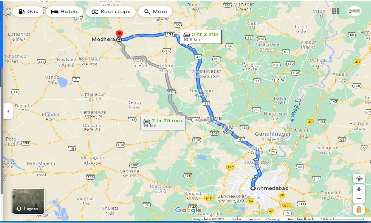 ahmedabad-to-modhera-round-trip