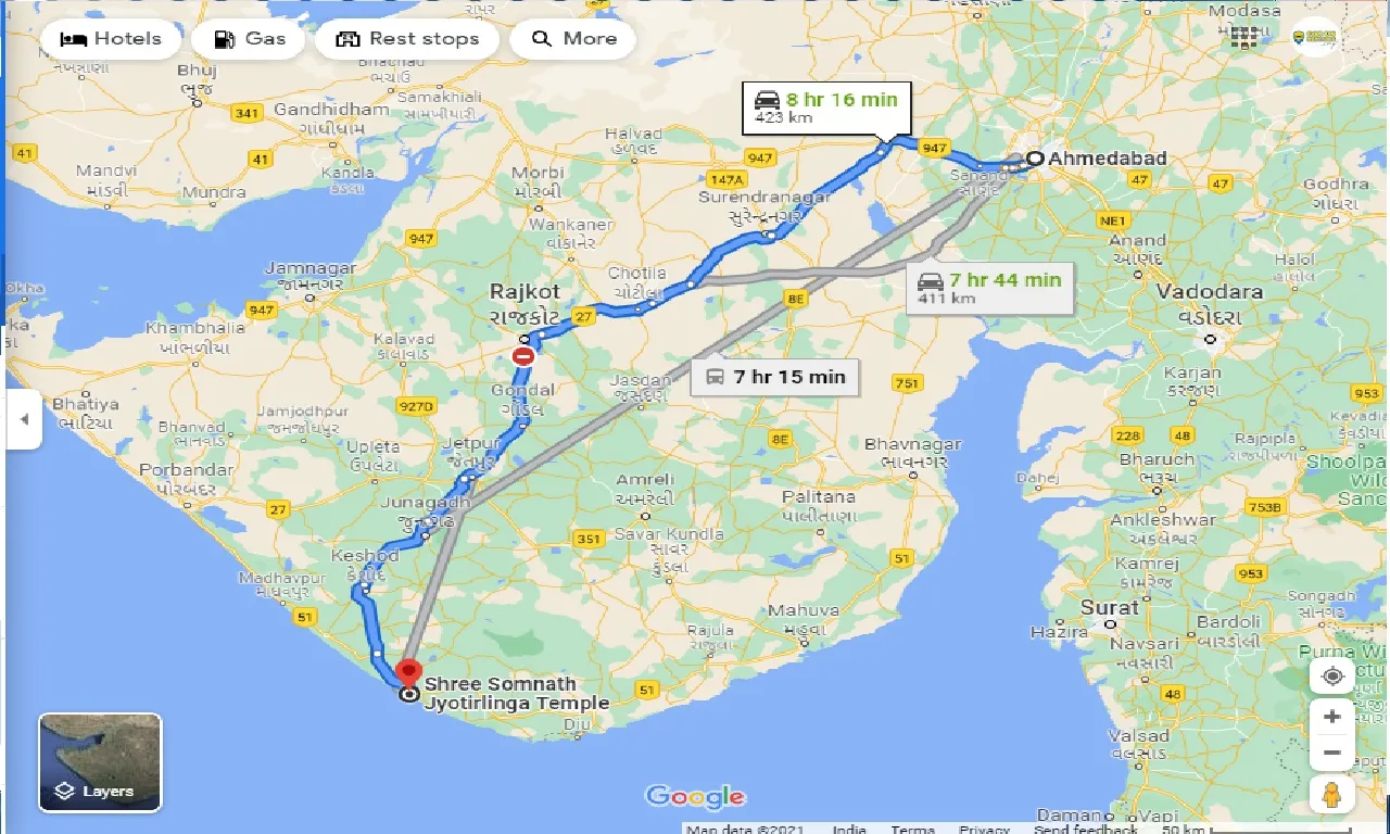 ahmedabad-to-somnath-swift-dzire