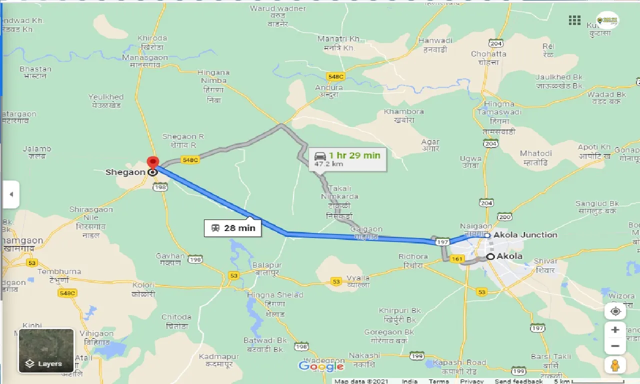 akola-to-shegaon-outstation