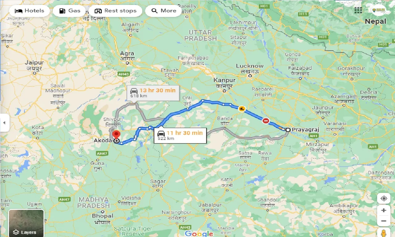 allahabad-to-akoda-one-way
