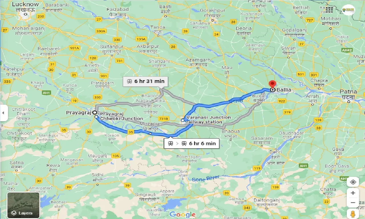 allahabad-to-ballia-taxi