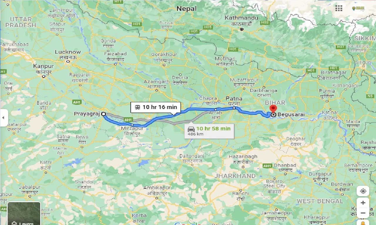 allahabad-to-begusarai-taxi