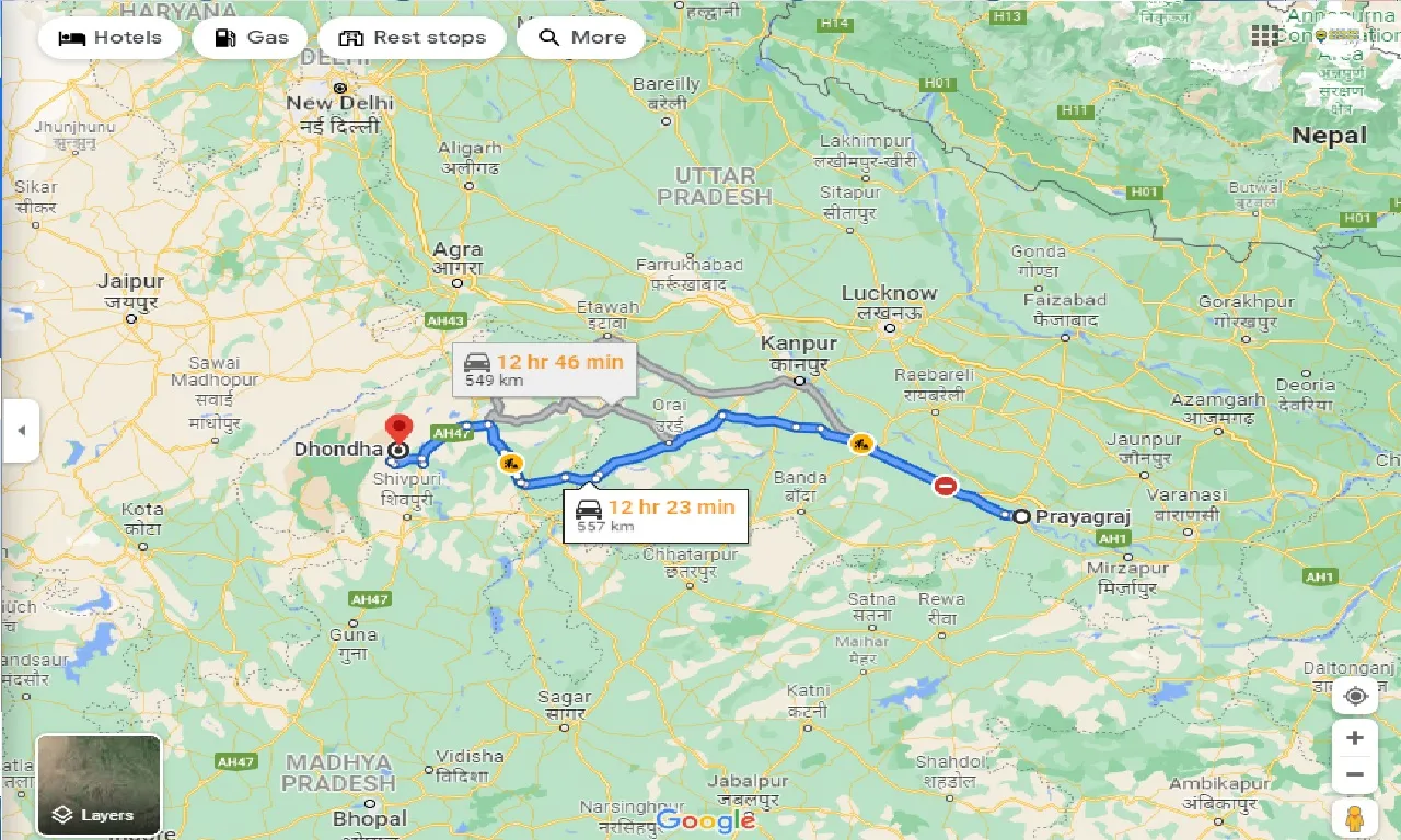 allahabad-to-dhondha-one-way
