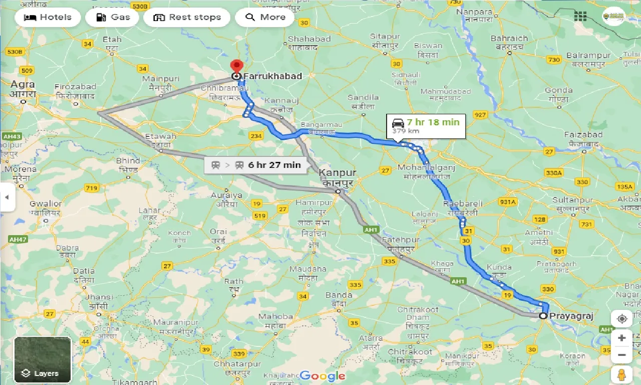 allahabad-to-farrukhabad-one-way