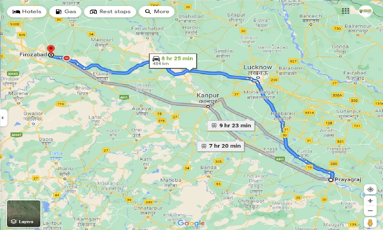 allahabad-to-firozabad-taxi