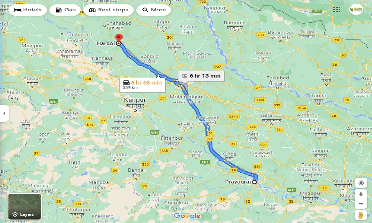 allahabad-to-hardoi-taxi