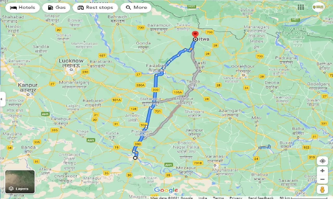 allahabad-to-itwa-taxi
