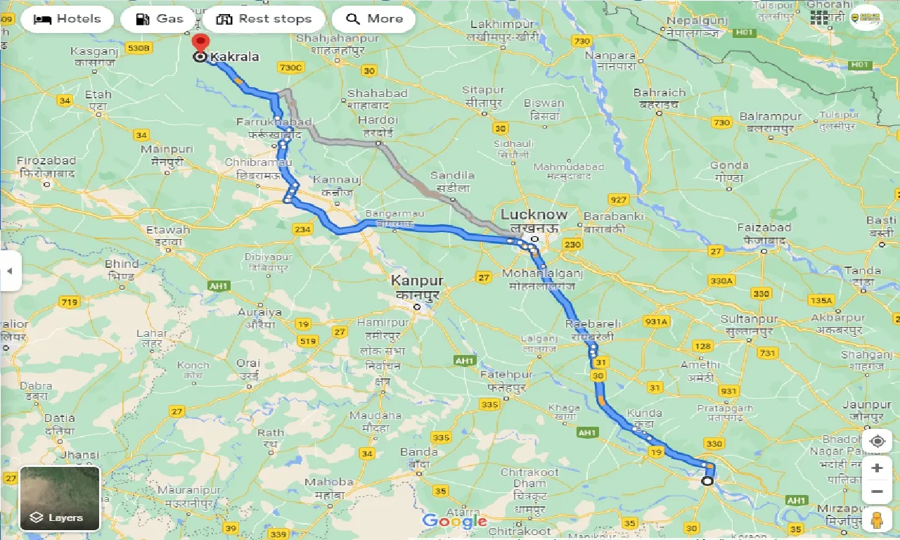 allahabad-to-kakrala-taxi