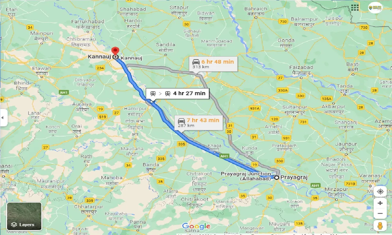 allahabad-to-kannauj-one-way