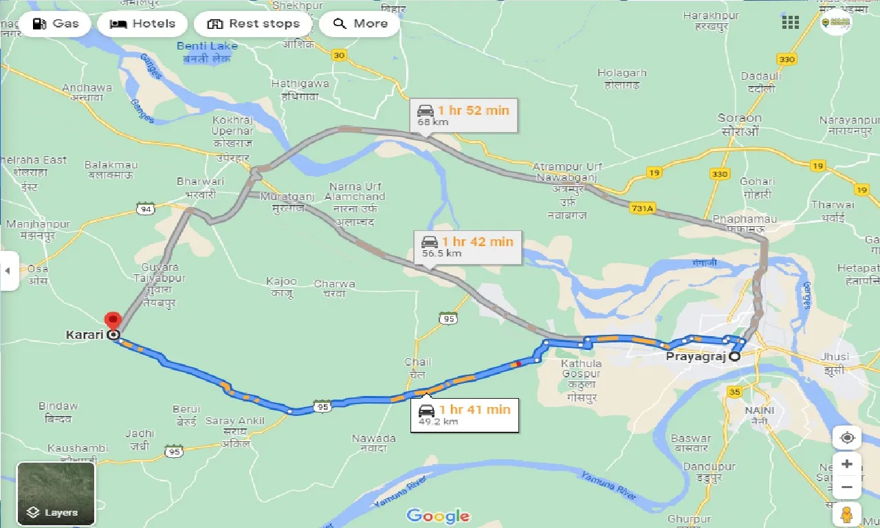 allahabad-to-karari-one-way