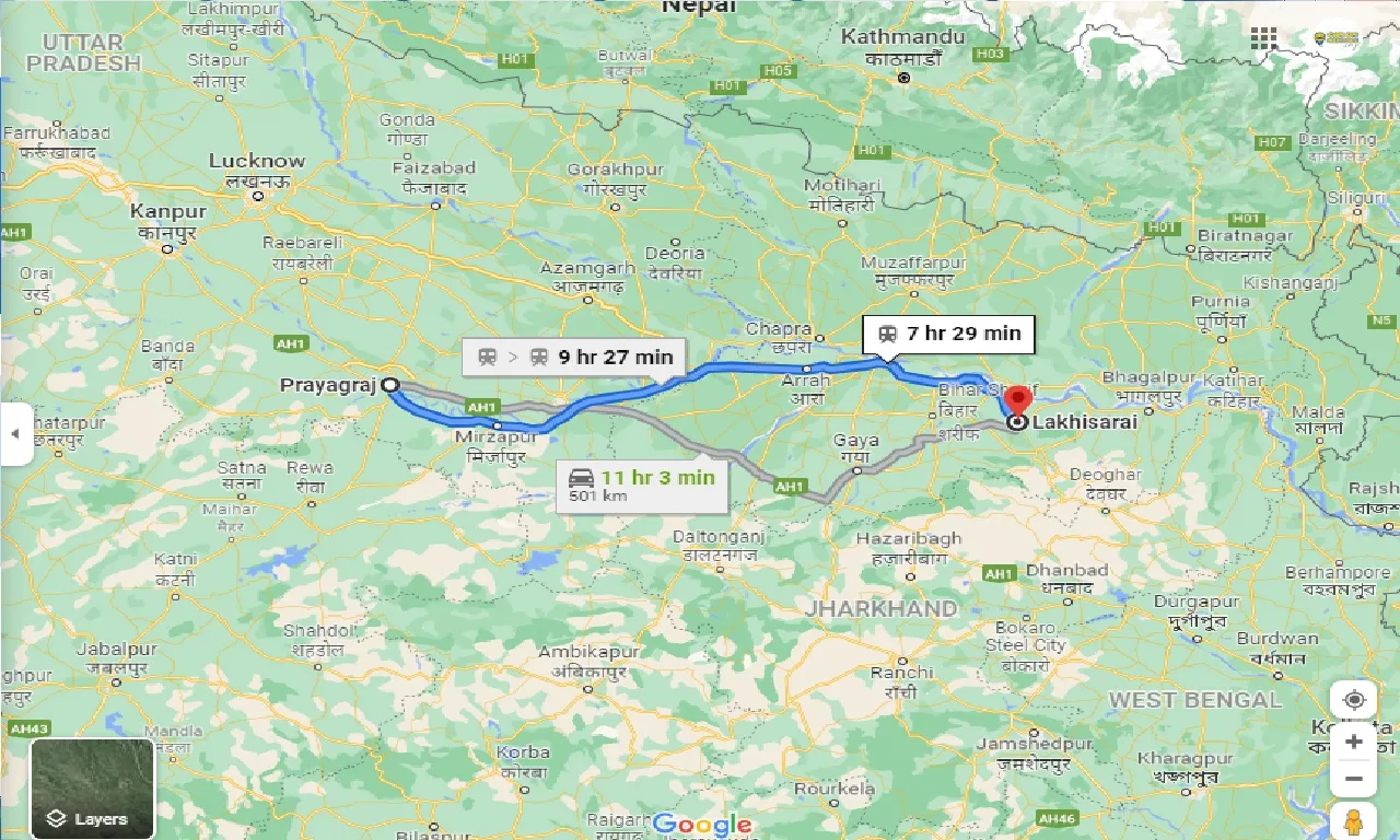 allahabad-to-lakhisarai-taxi