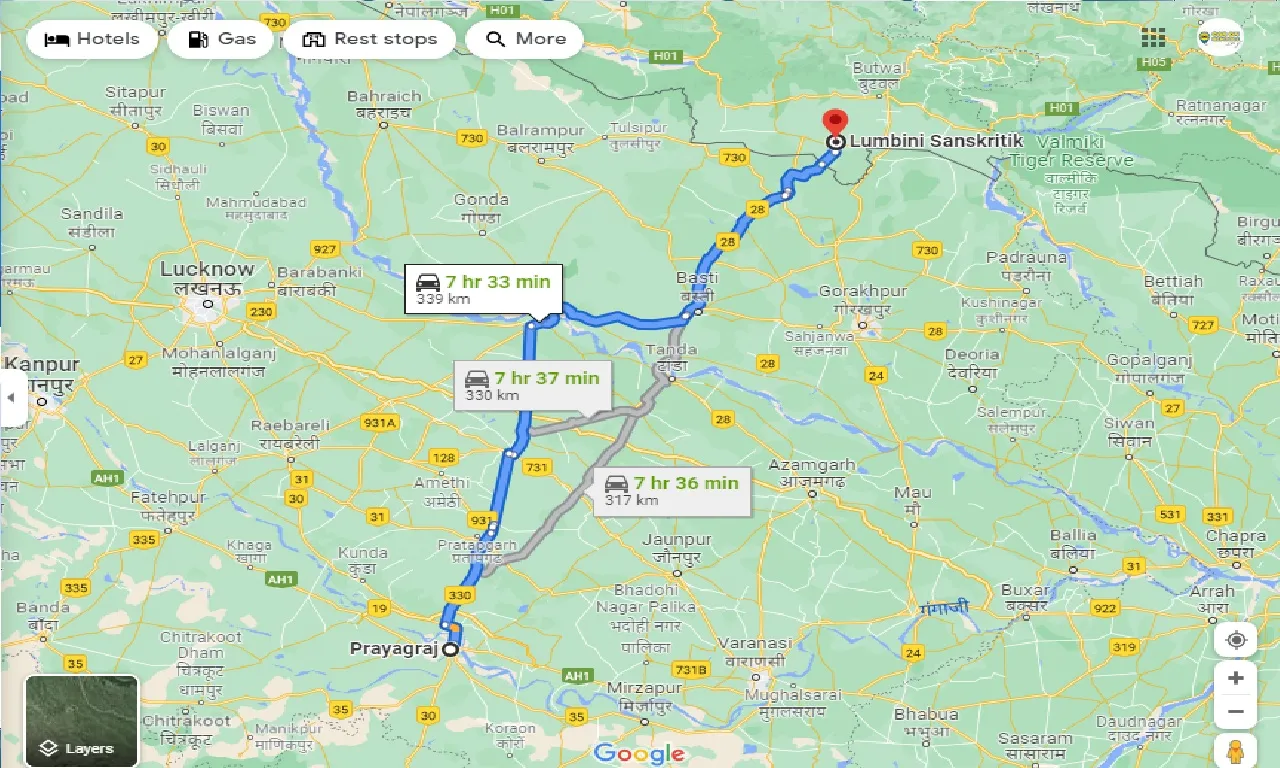 allahabad-to-lumbini-sanskritik-one-way