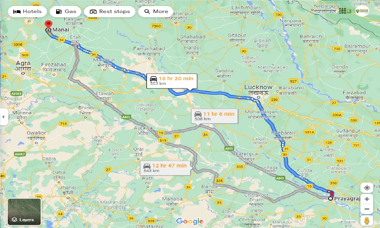allahabad-to-manai-one-way