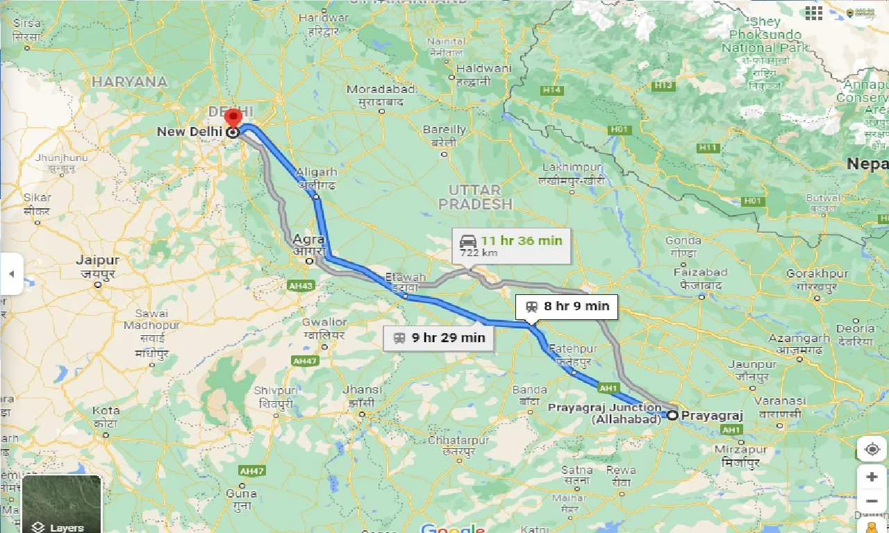 allahabad-to-new-delhi-one-way