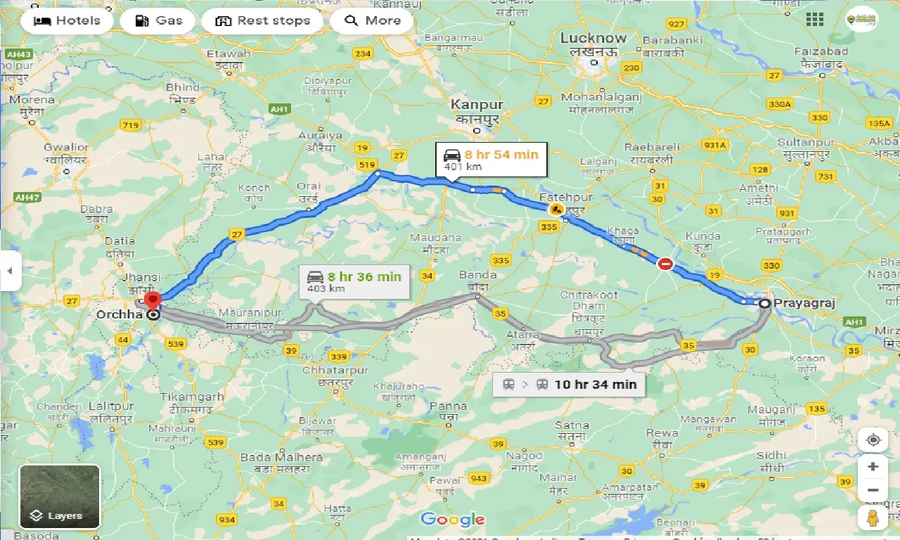 allahabad-to-orchha-one-way