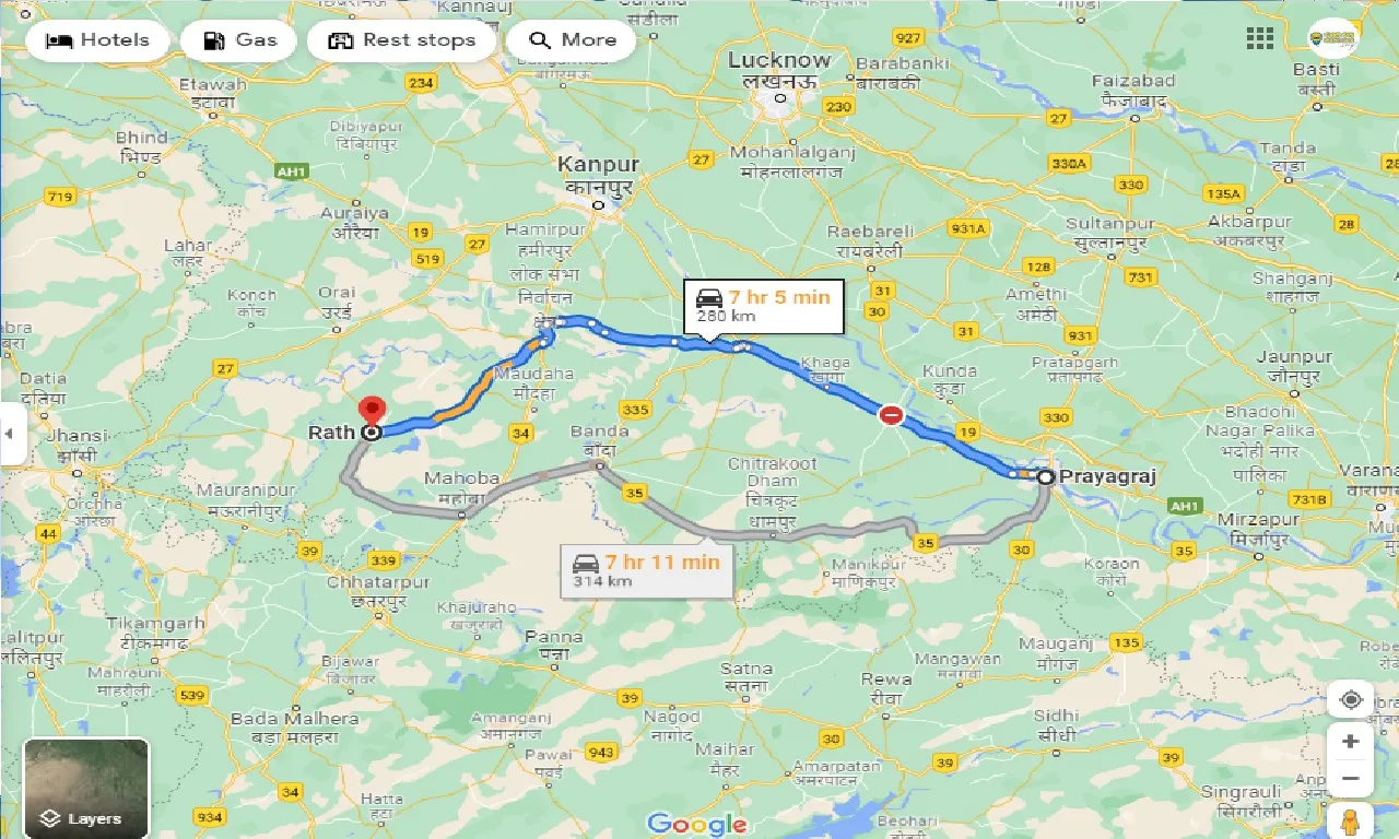 allahabad-to-rath-one-way