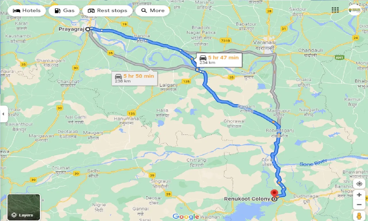 allahabad-to-renukoot-one-way