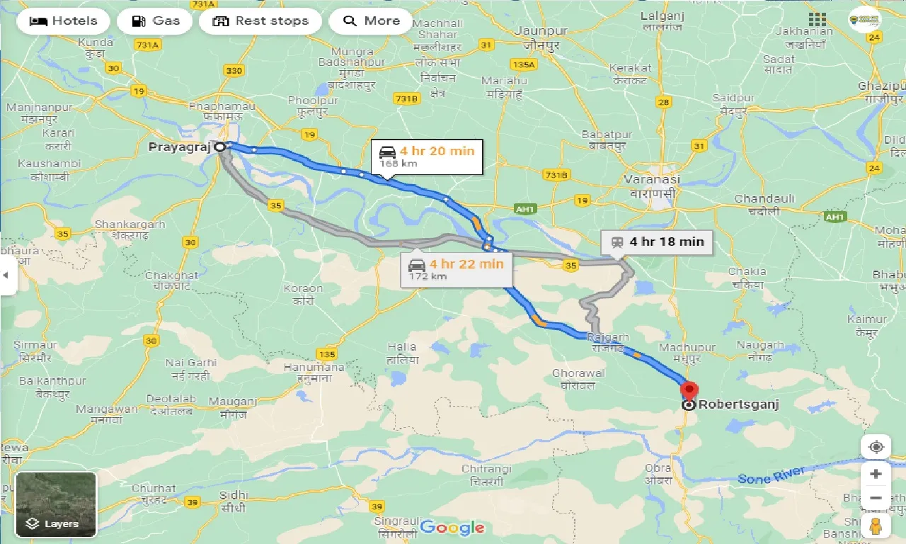 allahabad-to-robertsganj-one-way