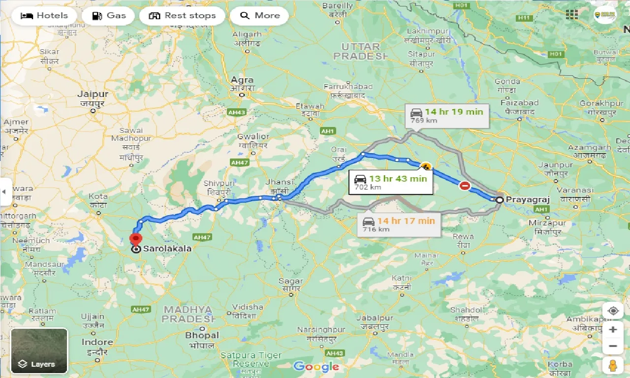 allahabad-to-sarolakala-one-way