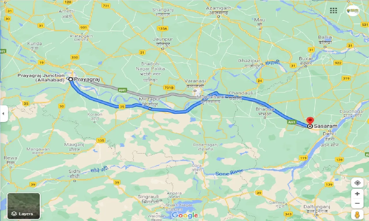 allahabad-to-sasaram-taxi