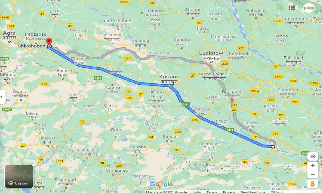 allahabad-to-shikohabad-taxi